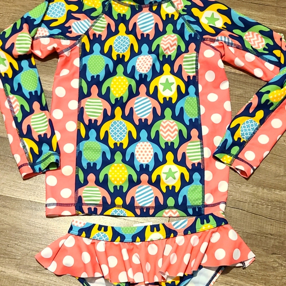 Ruffle Girl, Size 10, Bathing Suit